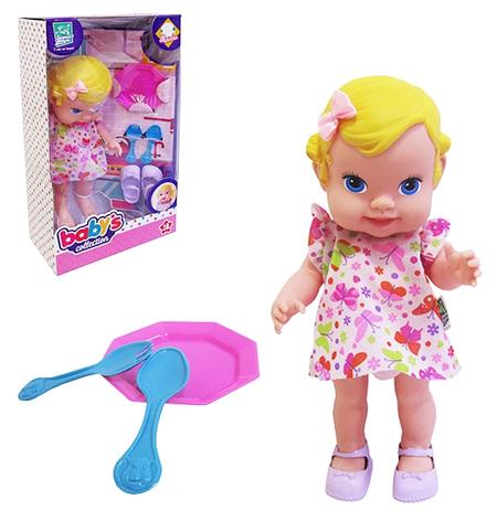 Boneca babys collection papinha colors com acessorios na caixa - Super toys Menor preço em Boneca babys collection papinha colors com acessorios na caixa - Super toys