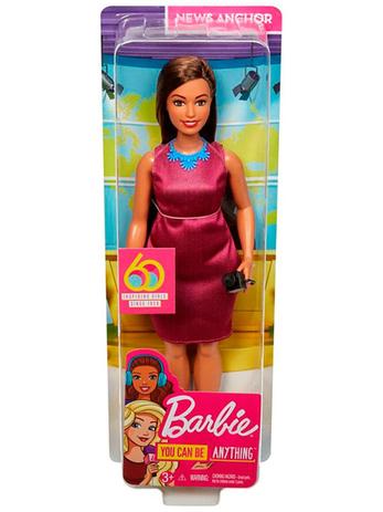 Boneca Barbie 60 Anos Aniversário Jornalista - GFX23E - Mattel Menor preço em Boneca Barbie 60 Anos Aniversário Jornalista - GFX23E - Mattel