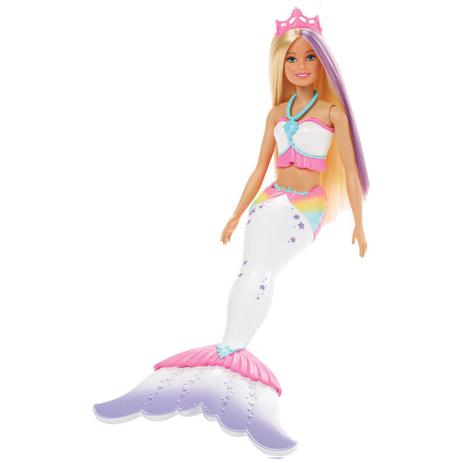 Boneca com Acessórios - Barbie Dreamtopia - Sereia Penteados