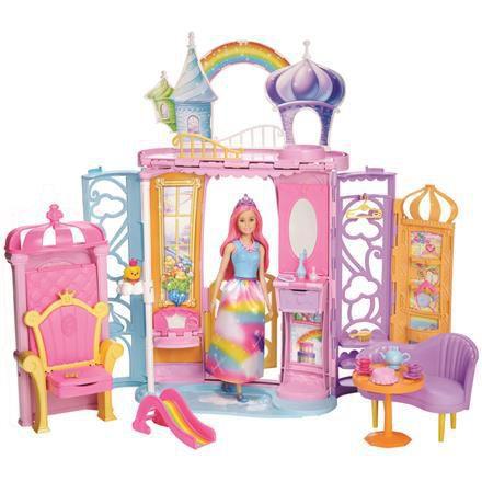 Boneca barbie castelo de arco iris frb15 - Mattel Menor preço em Boneca barbie castelo de arco iris frb15 - Mattel