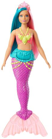 Boneca Barbie Dreamtopia - Sereia - Cabelo Verde e Rosa - Mattel Menor preço em Boneca Barbie Dreamtopia - Sereia - Cabelo Verde e Rosa - Mattel