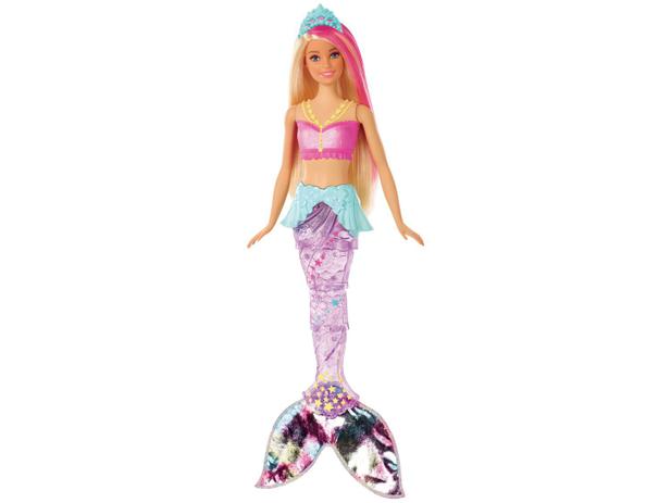 Boneca Barbie Dreamtopia Sereia Cauda Brilhante - com Acessórios Mattel GFL82 Menor preço em Boneca Barbie Dreamtopia Sereia Cauda Brilhante - com Acessórios Mattel GFL82