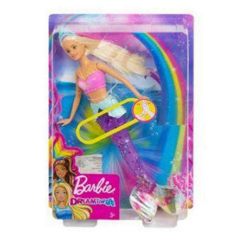 Boneca Barbie Dreamtopia Sereia Luzes Arco-iris Gfl82 Mattel Menor preço em Boneca Barbie Dreamtopia Sereia Luzes Arco-iris Gfl82 Mattel