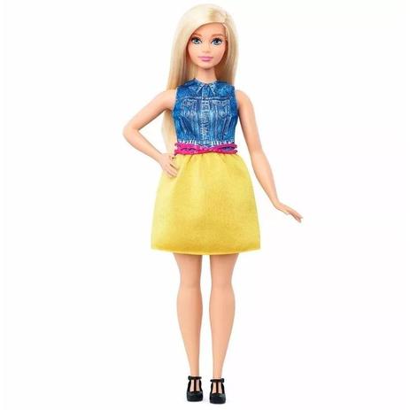 Boneca Barbie Fashionistas 22 Chambray Chic Curvy - DGY54 - Mattel é boa?