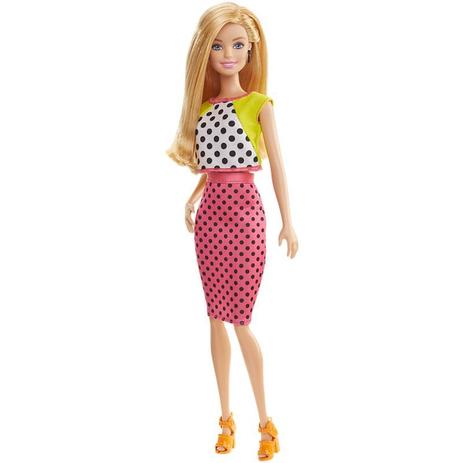 Boneca Barbie Fashionistas N13 Dolled Up in Dots - DWK44 - Mattel Menor preço em Boneca Barbie Fashionistas N13 Dolled Up in Dots - DWK44 - Mattel