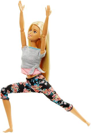 Boneca Barbie - Feita para Mexer - Aula de Yoga - Loira - Mattel é boa?