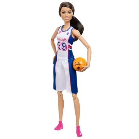 Boneca Barbie - Feita para Mexer - Esportista - Jogadora de Basquete - Mattel Menor preço em Boneca Barbie - Feita para Mexer - Esportista - Jogadora de Basquete - Mattel