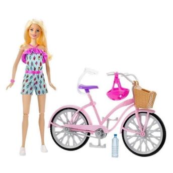 Boneca Barbie Passeio com Bicicleta FTV96 - Mattel Menor preço em Boneca Barbie Passeio com Bicicleta FTV96 - Mattel