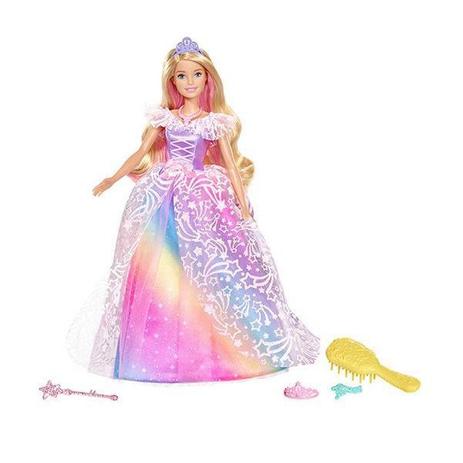 Boneca Barbie Princesa Vestido Brilhante Mattel GFR45 é boa?