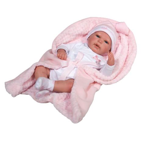 Boneca Bebê - 40 Cm - Reborn - Olhos Abertos - Novabink - Novabrink Menor preço em Boneca Bebê - 40 Cm - Reborn - Olhos Abertos - Novabink - Novabrink
