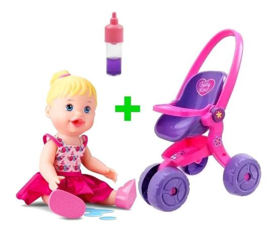 Boneca Bebe Baby Alive Fashion Carrinho Passeio Lancamento Divertoys Carrinho De Boneca Magazine Luiza