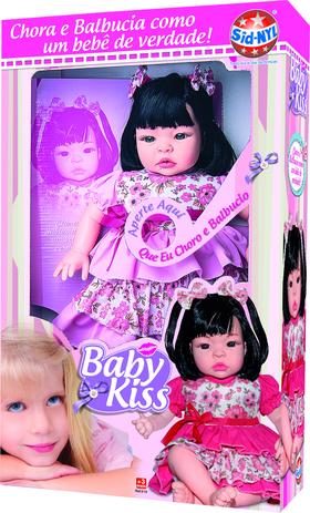 Boneca Bebê Baby Kiss Chora E Balbucia - Sidnyl Nyl Menor preço em Boneca Bebê Baby Kiss Chora E Balbucia - Sidnyl Nyl