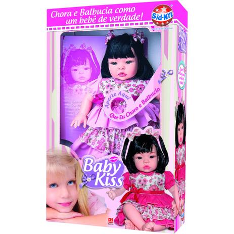 Boneca Bebe Baby Kiss Sid Nyl - Sidnyl Menor preço em Boneca Bebe Baby Kiss Sid Nyl - Sidnyl