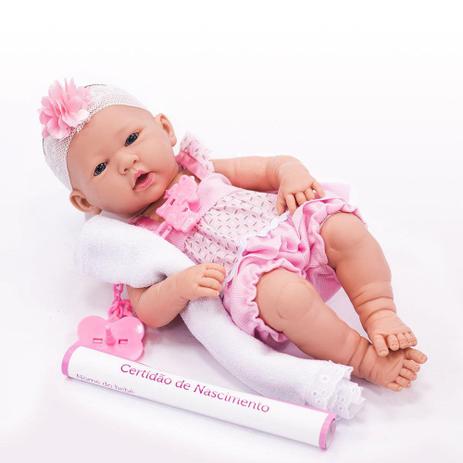 Boneca Reborn Luiza Girafinha Laura Baby 45cm - com Acessórios