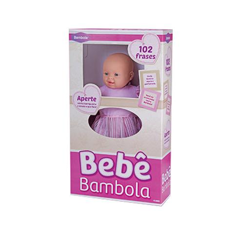 Boneca Bebê Bambola Fala 102 Frases 501 - Bambola é boa?
