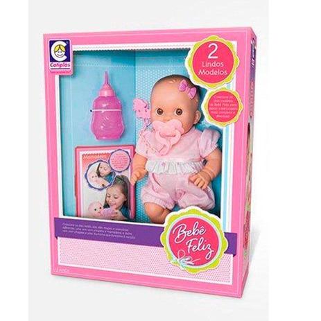 Boneca Bebe Feliz Mamadeira - 2015 Cotiplas é boa?