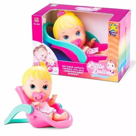 Boneca Bebe Little Dolls Conforto Com Chupeta Diver Toys Menor preço em Boneca Bebe Little Dolls Conforto Com Chupeta Diver Toys