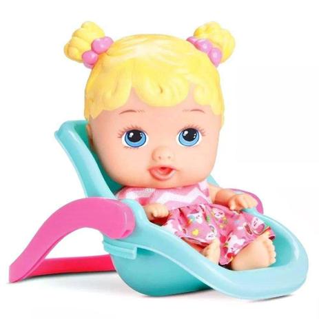 Boneca Bebê Little Dolls Passeio 8027 - Divertoys Menor preço em Boneca Bebê Little Dolls Passeio 8027 - Divertoys