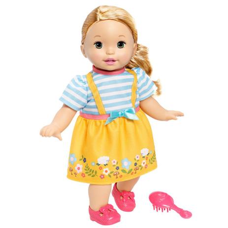 Boneca Bebê - Little Mommy - Doce Bebê - Saia Amarela - Mattel Menor preço em Boneca Bebê - Little Mommy - Doce Bebê - Saia Amarela - Mattel
