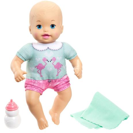 Boneca Bebê - Little Mommy - Recém Nascido - Macacão Flamingo - Mattel Menor preço em Boneca Bebê - Little Mommy - Recém Nascido - Macacão Flamingo - Mattel