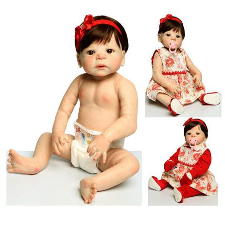 Boneca reborn de silicone magazine luiza