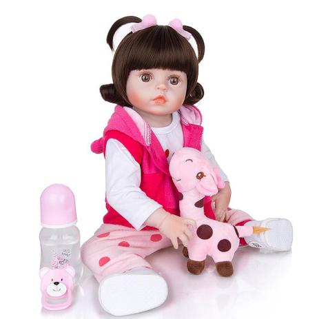 Boneca Bebe Reborn Girafinha 48cm De Silicone Brastoy Bonecas Magazine Luiza Boneca Bebe Reborn Girafinha 48cm De Silicone Brastoy Bonecas Magazine Luiza