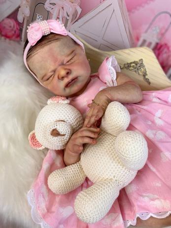 Boneca Bebe Reborn Hiper Realista Nina Shop Bebe Reborn Bonecas Magazine Luiza