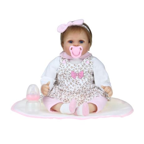 Boneca Bebe Reborn Kiki Doll Fenix Sentada Oncinha Fenix Brinquedos Bonecas Magazine Luiza