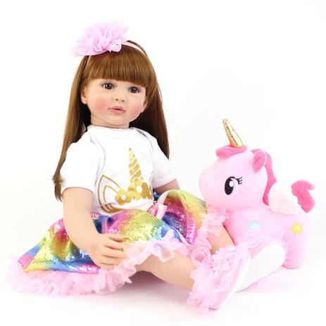 Boneca bebê reborn unicórnio Clearance