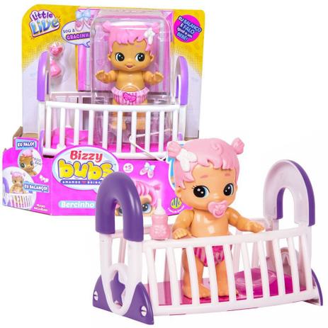 Boneca Bizzy Bubs Playset Bercinho Gracinha Dtc 4649 Menor preço em Boneca Bizzy Bubs Playset Bercinho Gracinha Dtc 4649
