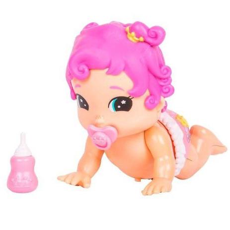 Boneca Bizzy Bubs Princesinha Engatinha e Fala DTC Menor preço em Boneca Bizzy Bubs Princesinha Engatinha e Fala DTC