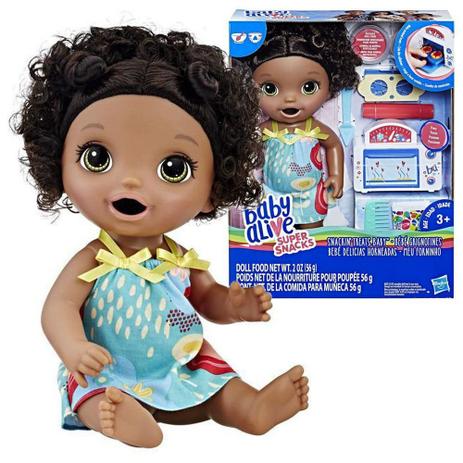 Boneca Cabelo Preto Baby Alive Forninho Hasbro E2099 Menor preço em Boneca Cabelo Preto Baby Alive Forninho Hasbro E2099