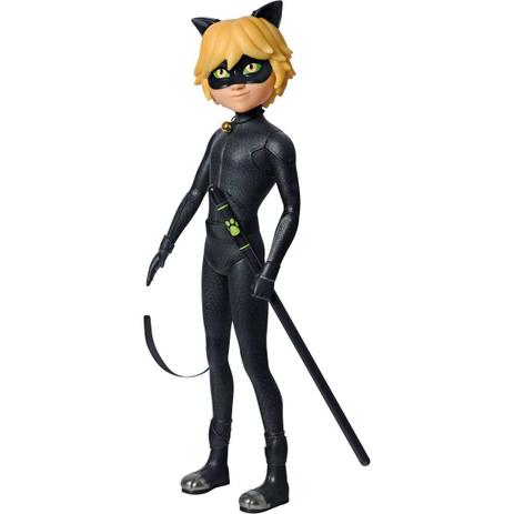 Boneca CAT Noir Miraculous C/BASTAO - Baby brink Menor preço em Boneca CAT Noir Miraculous C/BASTAO - Baby brink