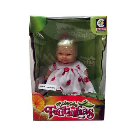 Boneca Colecao Frutinhas Cotiplas Morango 1387 Menor preço em Boneca Colecao Frutinhas Cotiplas Morango 1387