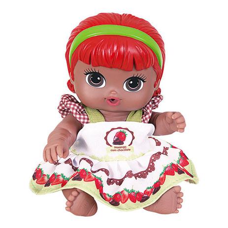 Boneca Coleção Frutinhas - Morango Com Chocolate - Cotiplás Menor preço em Boneca Coleção Frutinhas - Morango Com Chocolate - Cotiplás