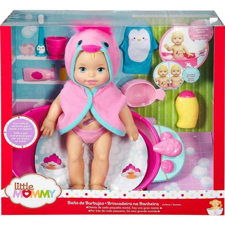 Boneca com Mecanismo Little MOMMY Brincadeira Banheira Mattel DTG64 Menor preço em Boneca com Mecanismo Little MOMMY Brincadeira Banheira Mattel DTG64