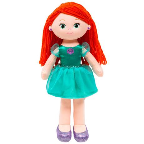 Boneca de Pano - 40 Cm - Princesas Disney - Ariel - Buba Menor preço em Boneca de Pano - 40 Cm - Princesas Disney - Ariel - Buba