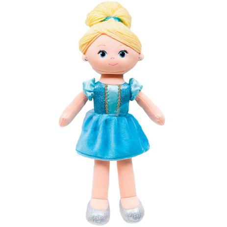 Boneca de Pano - 40 Cm - Princesas Disney - Cinderela - Buba Menor preço em Boneca de Pano - 40 Cm - Princesas Disney - Cinderela - Buba