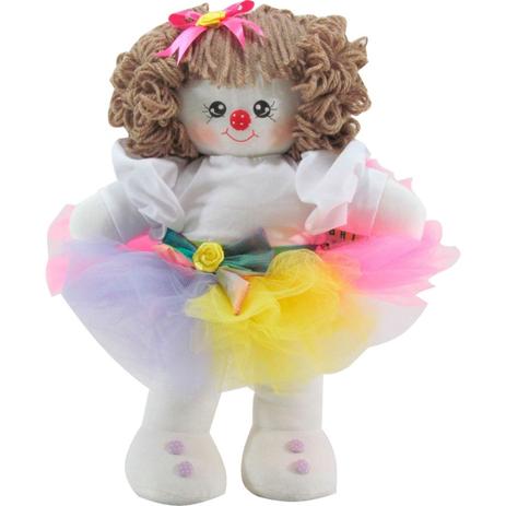 Boneca de Pano Palhaça Helo  para Menina - Mury baby é boa?
