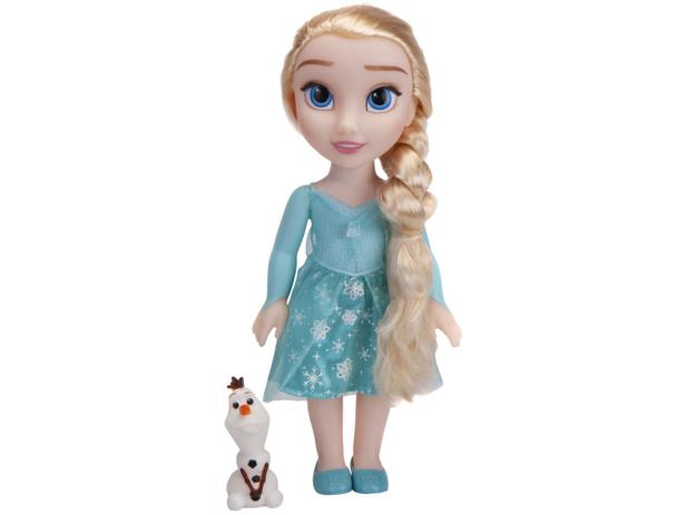Boneca Disney Frozen II Elsa Passeio com Olaf 28cm - com Acessórios Mimo Toys Menor preço em Boneca Disney Frozen II Elsa Passeio com Olaf 28cm - com Acessórios Mimo Toys