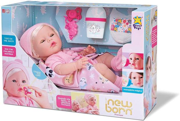 Boneca Diver New Born Premium Menina 8153 Diver Toys - Divertoys é boa?