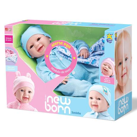 Boneca Diver Newborn Soninho - Menino - Divertoys Menor preço em Boneca Diver Newborn Soninho - Menino - Divertoys