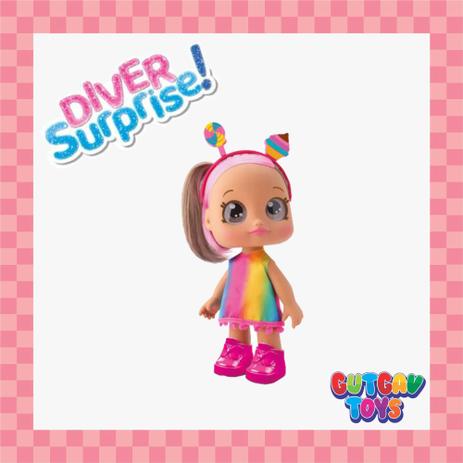 Boneca diver surprise divertoys olhos castanhos Menor preço em Boneca diver surprise divertoys olhos castanhos