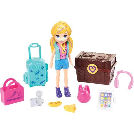 Boneca e Acessórios - Polly Pocket - Polly Conjunto de Viagens - Mattel Menor preço em Boneca e Acessórios - Polly Pocket - Polly Conjunto de Viagens - Mattel