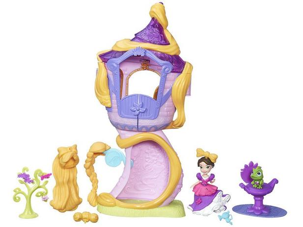 Boneca e Playset Mini Torre Da Rapunzel - Princesas Disney Little Kingdom Hasbro