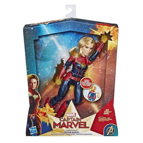 Boneca Eletrônica Capitã Marvel - Hasbro E3610 Menor preço em Boneca Eletrônica Capitã Marvel - Hasbro E3610