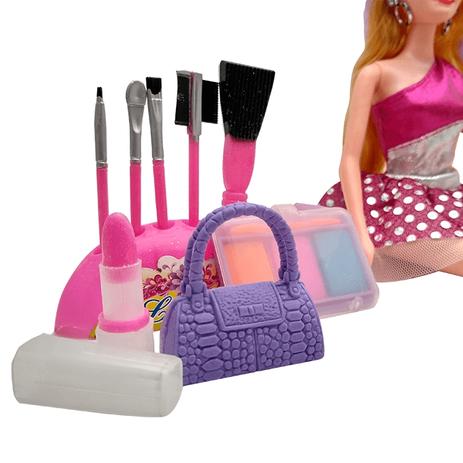 Boneca em Vinil Sofia MakeUp 30cm Kit com 3 un. - Ativa Menor preço em Boneca em Vinil Sofia MakeUp 30cm Kit com 3 un. - Ativa