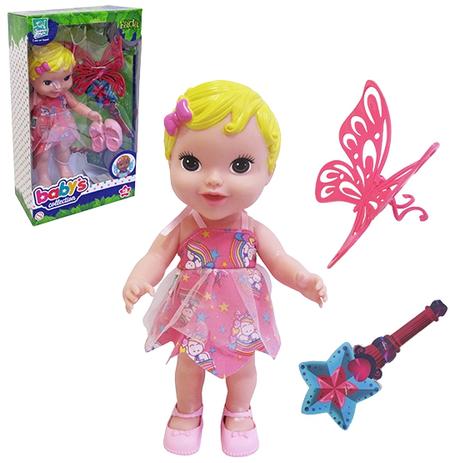 Boneca fada babys collection colors com acessorios na caixa - Super toys Menor preço em Boneca fada babys collection colors com acessorios na caixa - Super toys