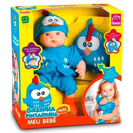 Boneca Galinha Pintadinha Mini Baby 5604 Roma é boa?