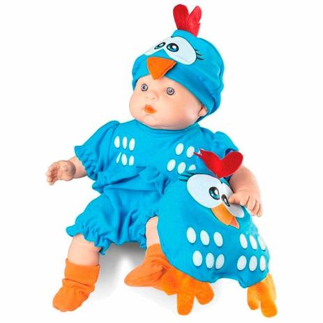 Boneca galinha pintadinha mini meu bebê - roma brinquedos Menor preço em Boneca galinha pintadinha mini meu bebê - roma brinquedos